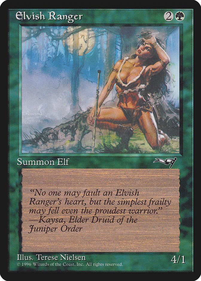 Elvish Ranger (Moon Background) [Alliances] | The CG Realm