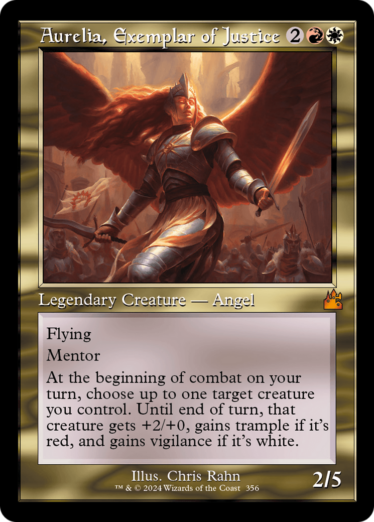 Aurelia, Exemplar of Justice (Retro) [Ravnica Remastered] | The CG Realm