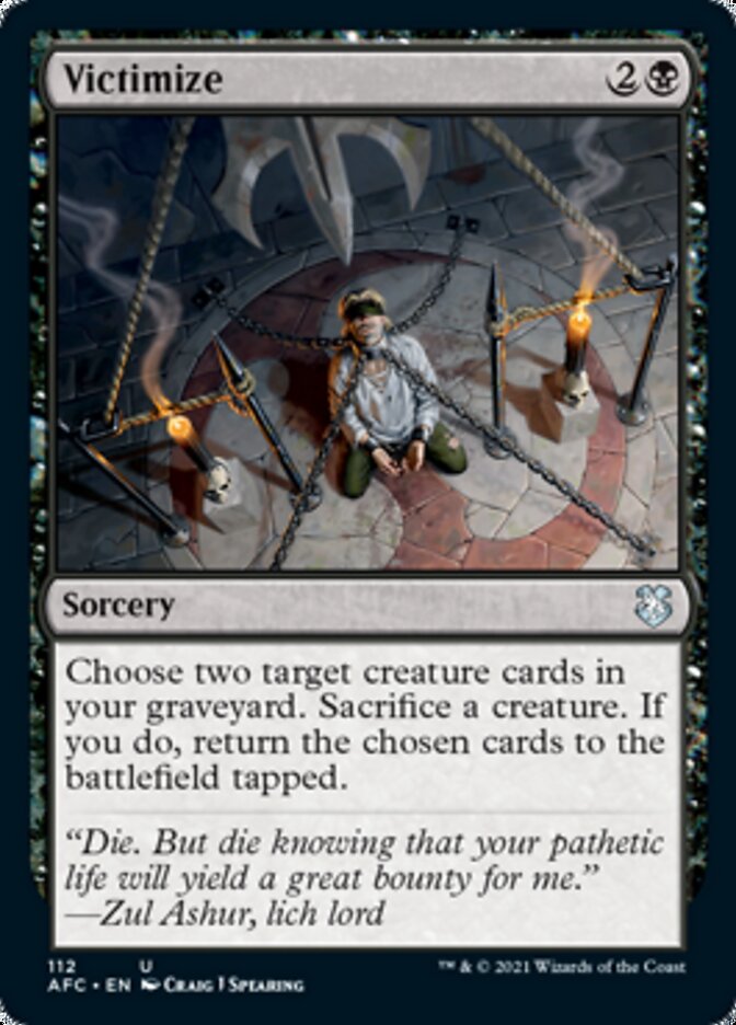 Victimize [Dungeons & Dragons: Adventures in the Forgotten Realms Commander] | The CG Realm