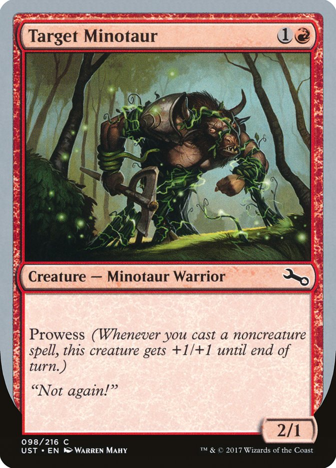 Target Minotaur (Vine Art) [Unstable] | The CG Realm