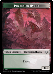 Elemental (2) // Phyrexian Hydra (11) Double-Sided Token [March of the Machine Tokens] | The CG Realm