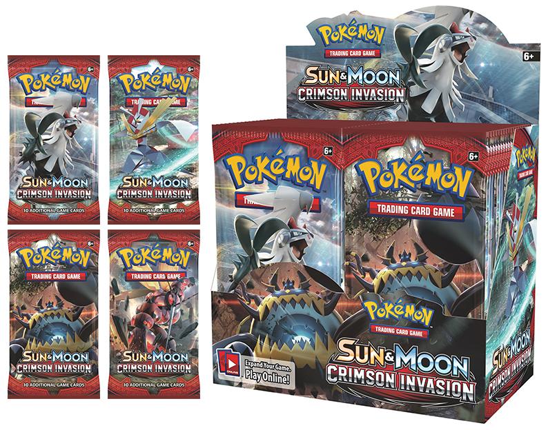 POKÉMON TCG Sun & Moon Crimson Invasion Booster | The CG Realm