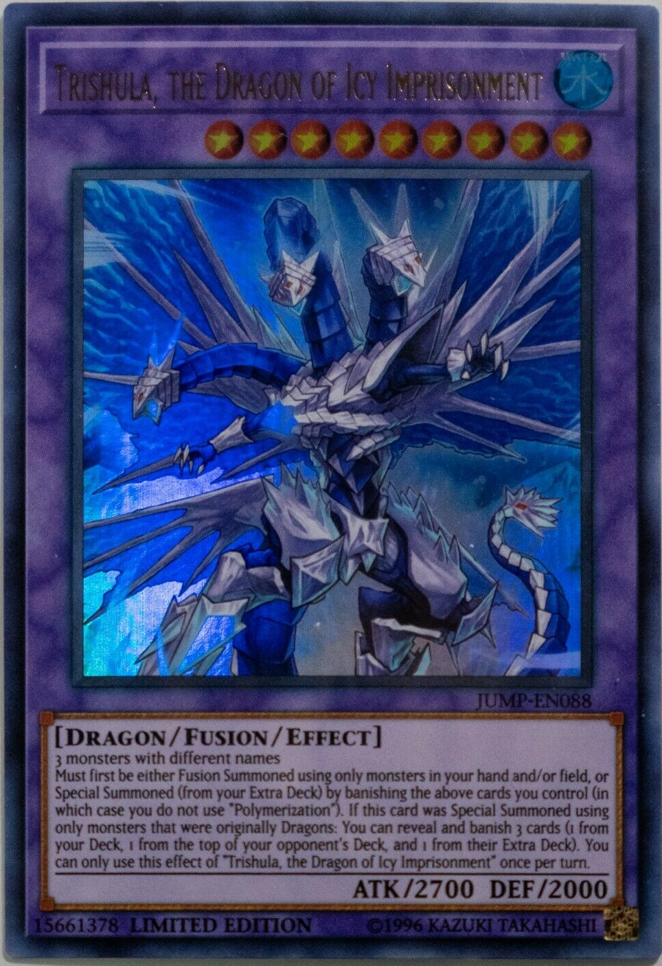 Trishula, the Dragon of Icy Imprisonment [JUMP-EN088] Ultra Rare | The CG Realm