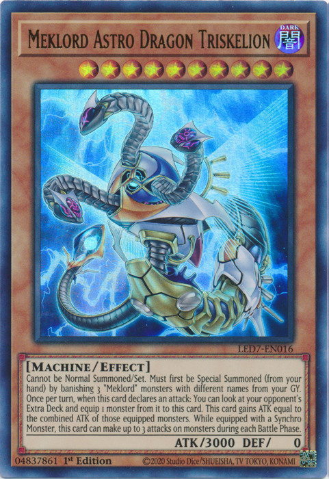 Meklord Astro Dragon Triskelion [LED7-EN016] Ultra Rare | The CG Realm