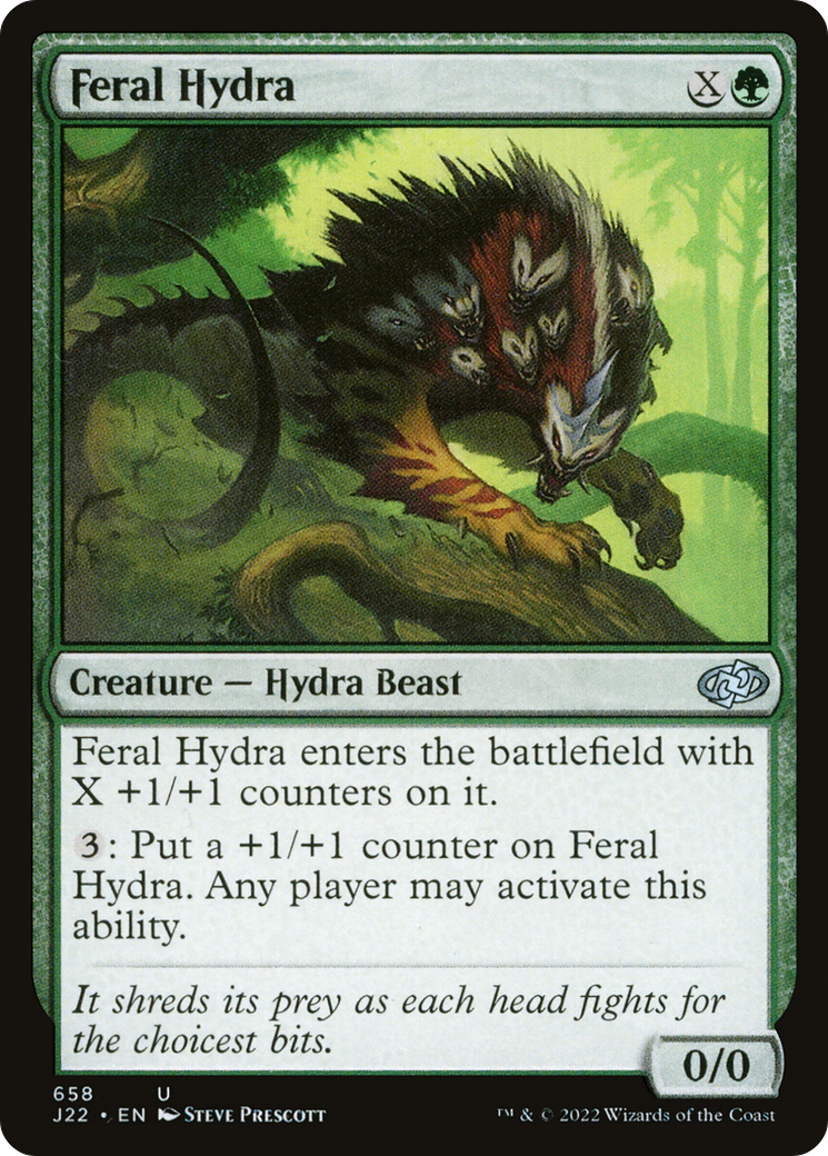 Feral Hydra [Jumpstart 2022] | The CG Realm