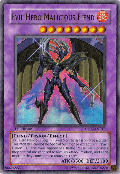 Evil Hero Malicious Fiend [DP06-EN013] Ultra Rare | The CG Realm