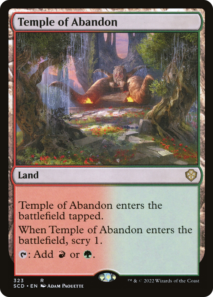 Temple of Abandon [Starter Commander Decks] | The CG Realm