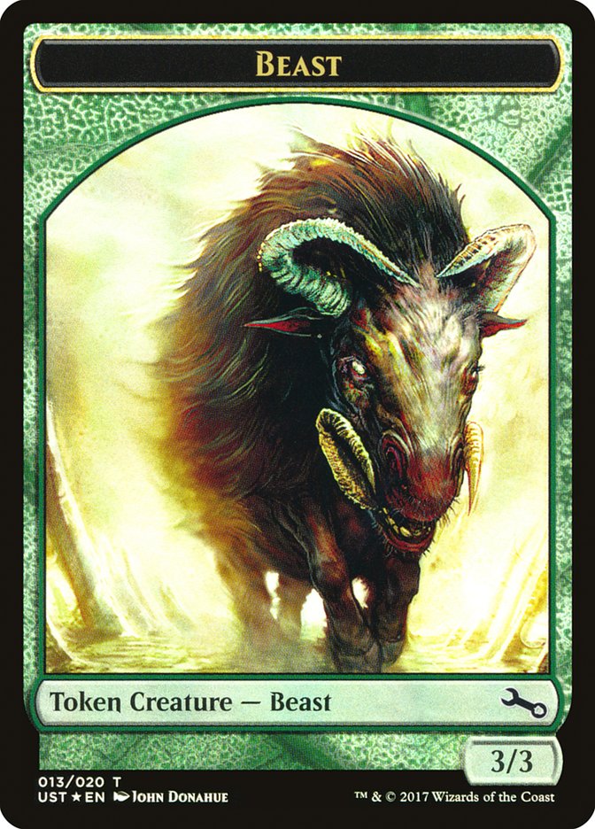 Beast Token (UST-013) - Unstable Tokens Foil