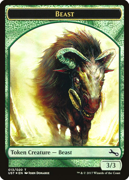 Beast Token (UST-013) - Unstable Tokens Foil