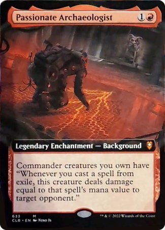 Passionate Archaeologist (Extended Art) [Commander Legends: Battle for Baldur's Gate] | The CG Realm