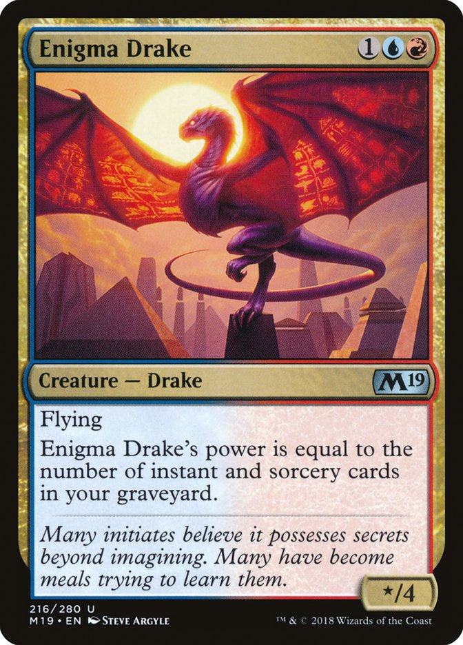 Enigma Drake [Core Set 2019] | The CG Realm