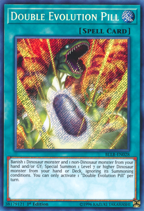 Double Evolution Pill [BLLR-EN028] Secret Rare | The CG Realm