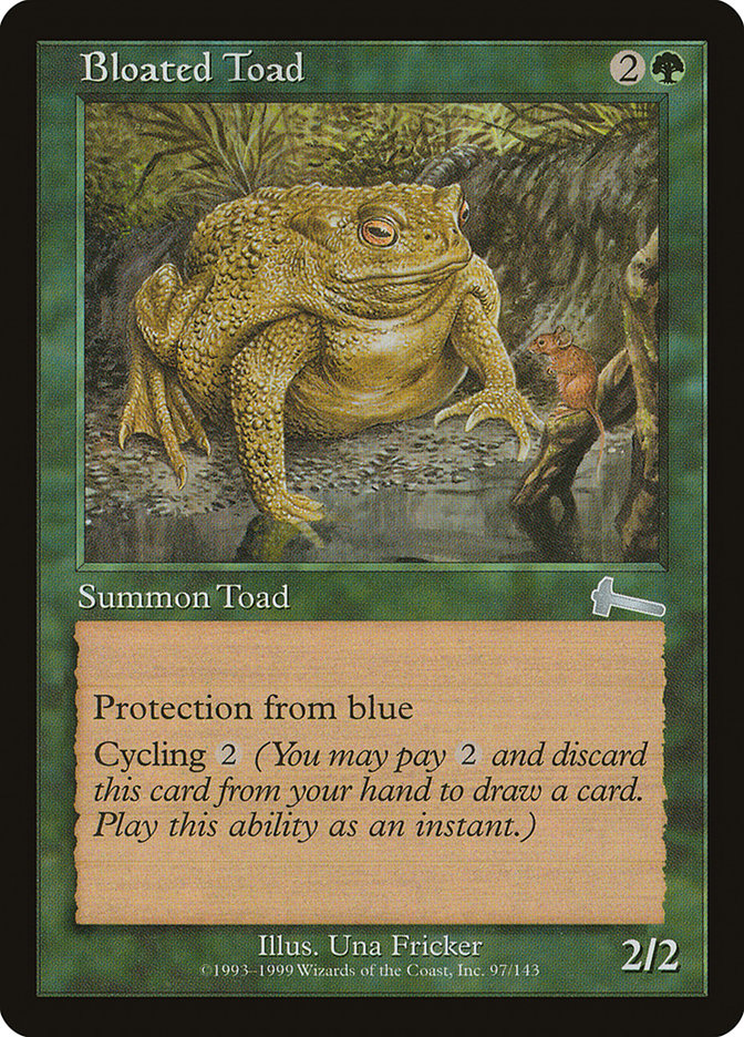 Bloated Toad [Urza's Legacy] | The CG Realm