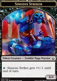 Sinuous Striker // Zombie Double-Sided Token [Hour of Devastation Tokens] | The CG Realm