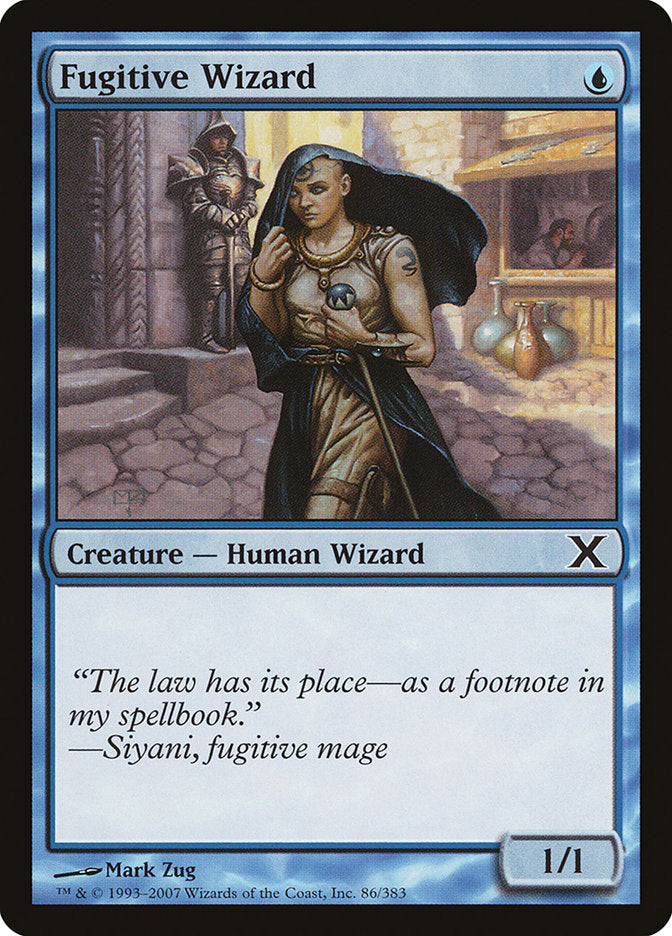 Fugitive Wizard [Tenth Edition] | The CG Realm