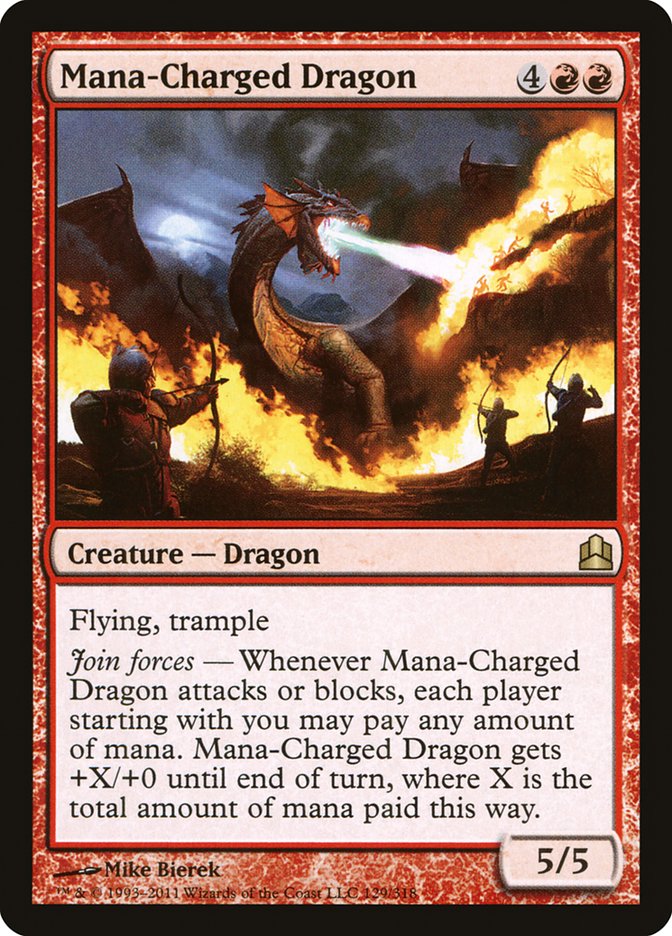 Mana-Charged Dragon [Commander 2011] | The CG Realm