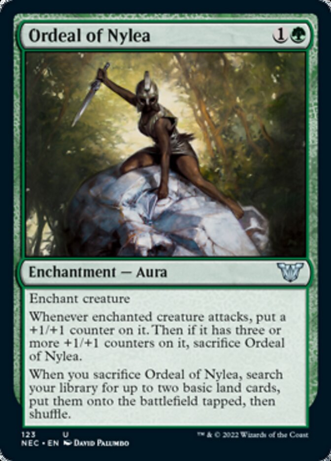 Ordeal of Nylea [Kamigawa: Neon Dynasty Commander] | The CG Realm
