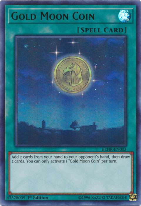 Gold Moon Coin [BLHR-EN003] Ultra Rare | The CG Realm