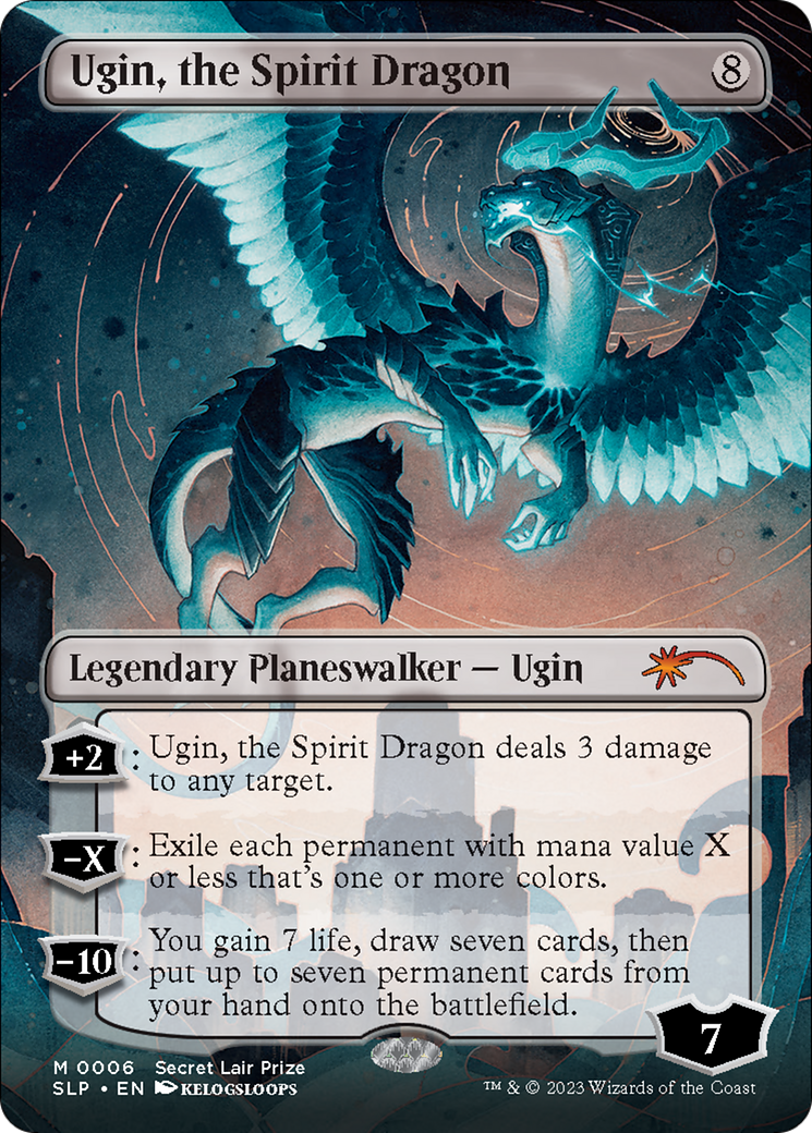Ugin, the Spirit Dragon (Borderless) [Secret Lair Showdown] | The CG Realm