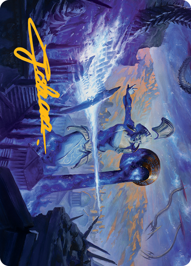 Ephara, Ever-Sheltering Art Card (Gold-Stamped Signature) [March of the Machine Art Series] | The CG Realm