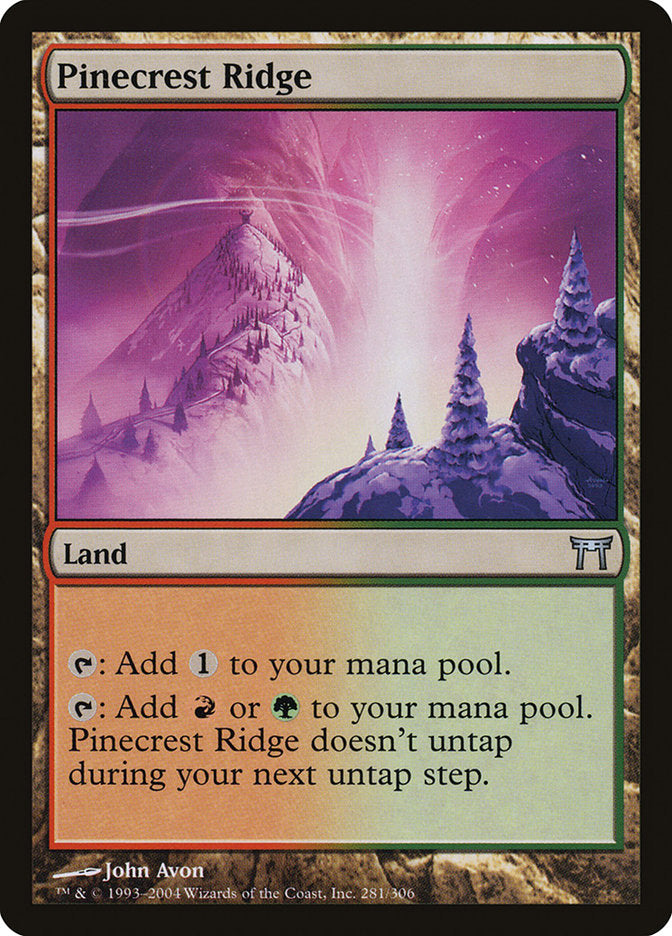 Pinecrest Ridge [Champions of Kamigawa] | The CG Realm