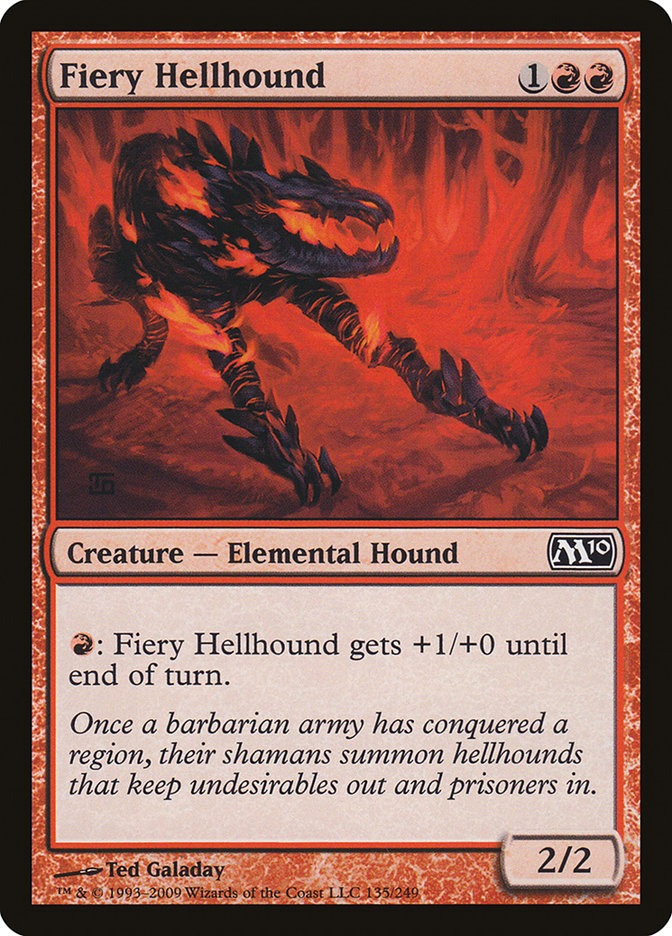 Fiery Hellhound [Magic 2010] | The CG Realm