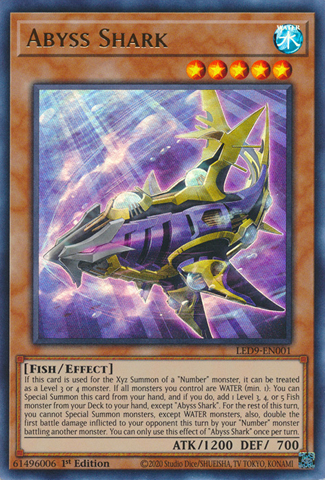 Abyss Shark [LED9-EN001] Ultra Rare | The CG Realm