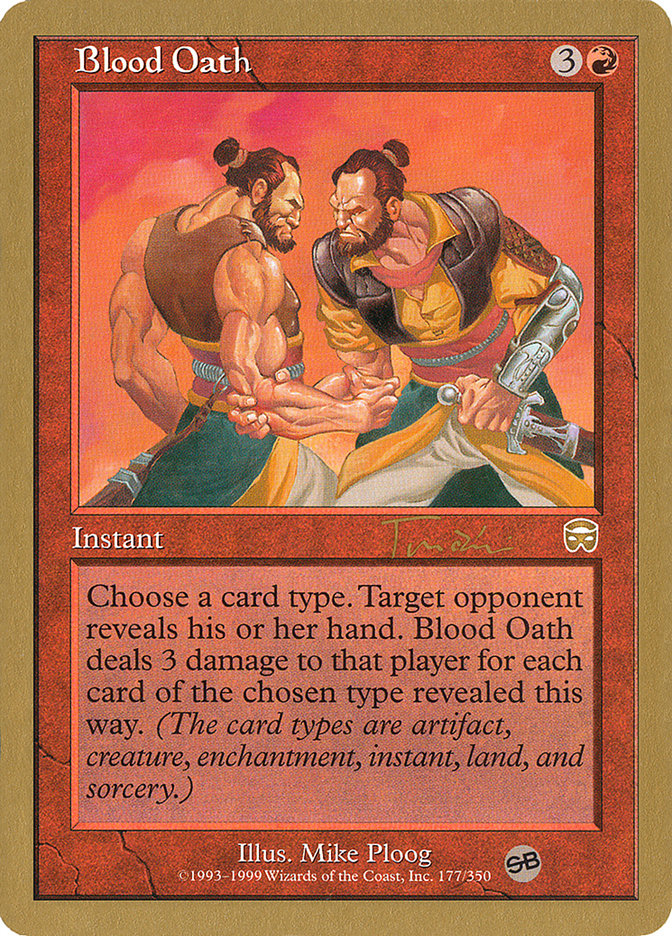 Blood Oath (Jan Tomcani) (SB) [World Championship Decks 2001] | The CG Realm