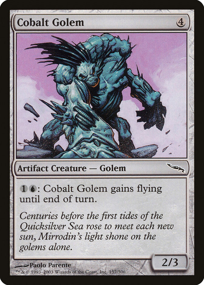 Cobalt Golem [Mirrodin] | The CG Realm