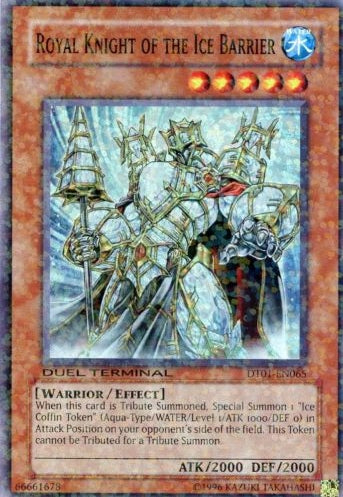 Royal Knight of the Ice Barrier [DT01-EN065] Super Rare | The CG Realm
