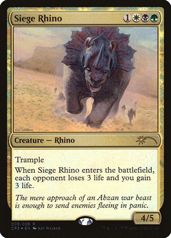 Siege Rhino [Magic Origins Clash Pack] | The CG Realm