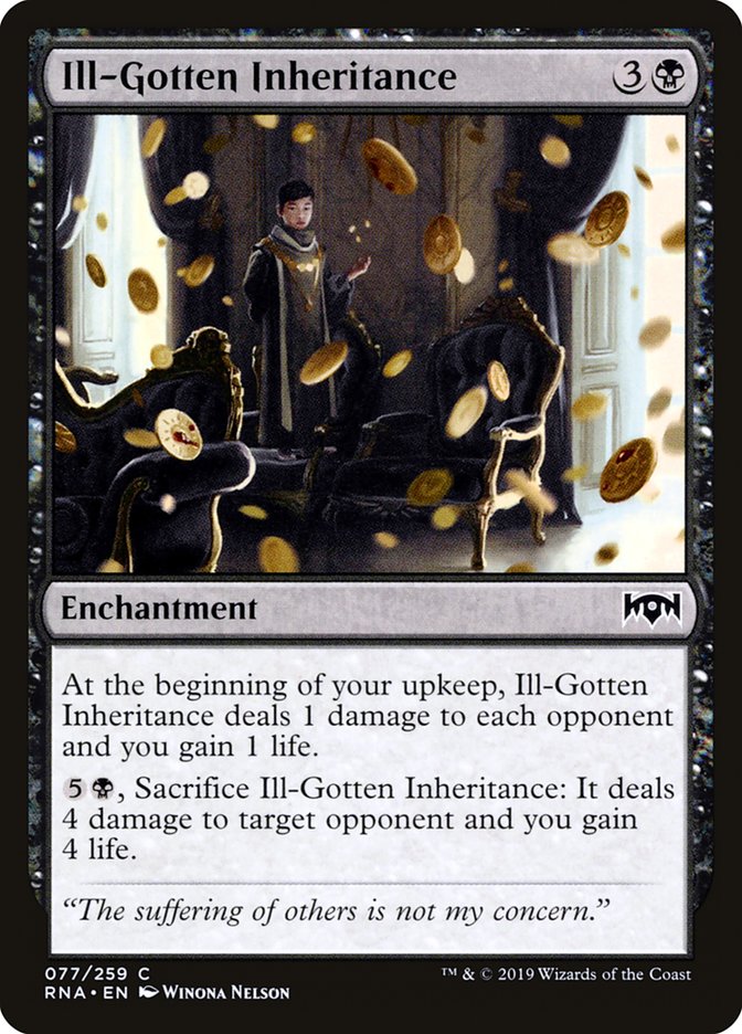 Ill-Gotten Inheritance [Ravnica Allegiance] | The CG Realm