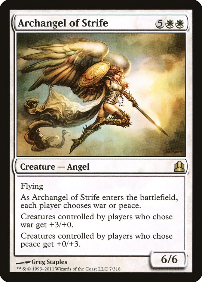 Archangel of Strife [Commander 2011] | The CG Realm