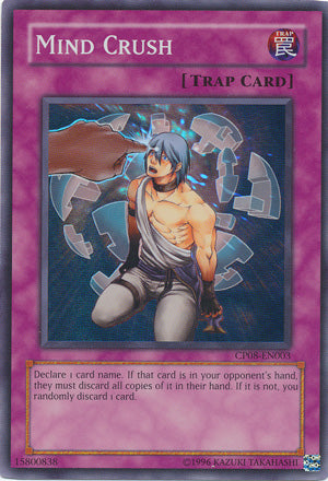 Mind Crush [CP08-EN003] Super Rare | The CG Realm