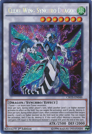 Clear Wing Synchro Dragon [CROS-EN046] Secret Rare | The CG Realm