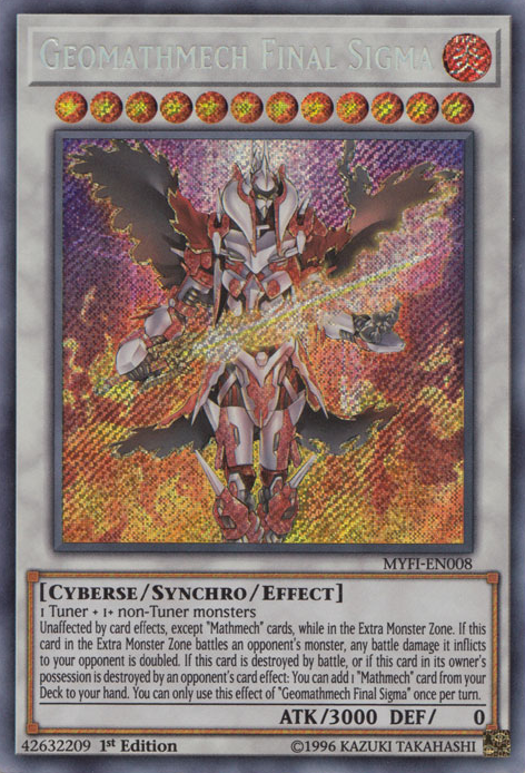 Geomathmech Final Sigma [MYFI-EN008] Secret Rare | The CG Realm