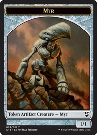 Myr (023) // Thopter (025) Double-Sided Token [Commander 2018 Tokens] | The CG Realm