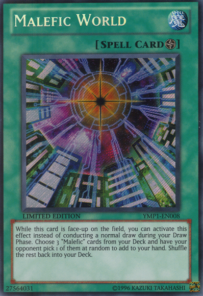 Malefic World [YMP1-EN008] Secret Rare | The CG Realm