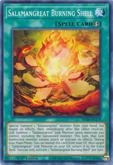 Salamangreat Burning Shell [MP20-EN179] Common | The CG Realm