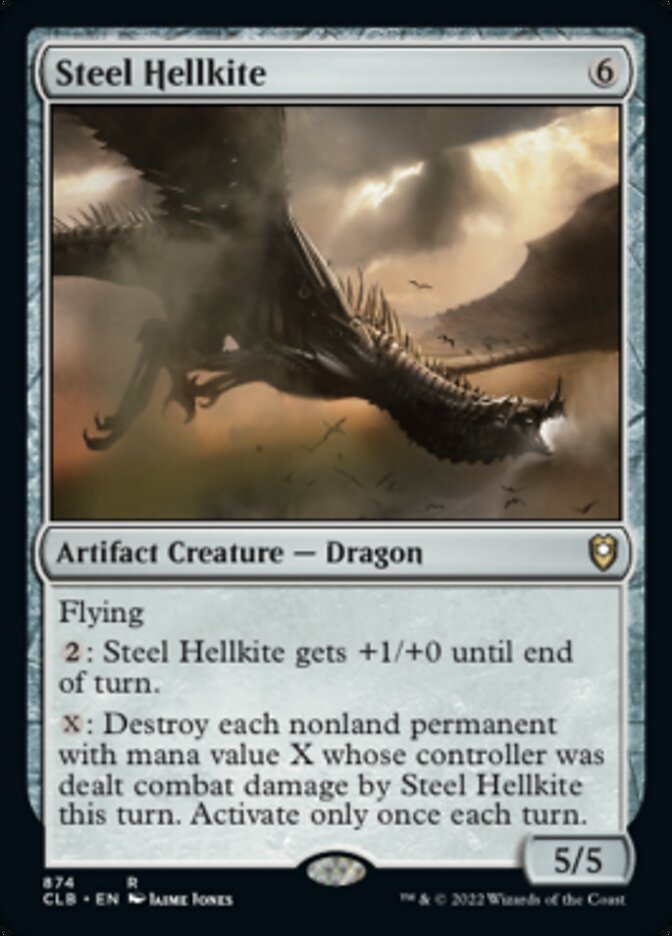Steel Hellkite [Commander Legends: Battle for Baldur's Gate] | The CG Realm