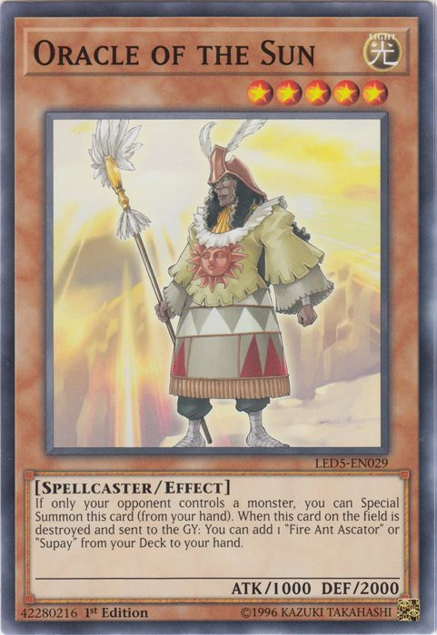 Oracle of the Sun [LED5-EN029] Common | The CG Realm