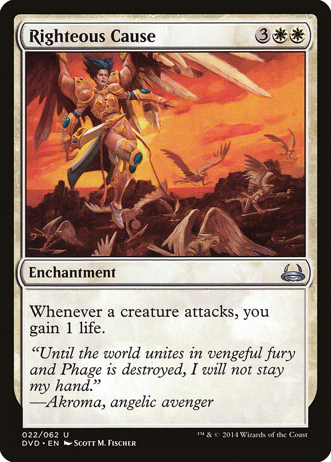 Righteous Cause (Divine vs. Demonic) [Duel Decks Anthology] | The CG Realm