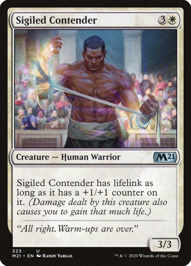 Sigiled Contender [Core Set 2021] | The CG Realm