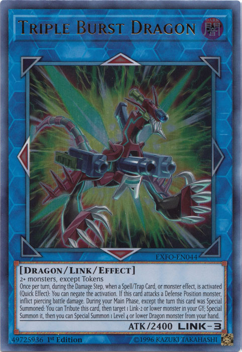 Triple Burst Dragon [EXFO-EN044] Ultra Rare | The CG Realm