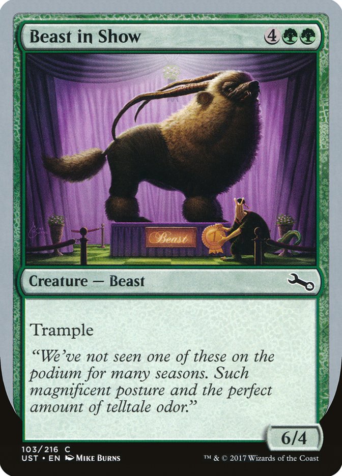 Beast in Show ("We've not seen one...") [Unstable] | The CG Realm