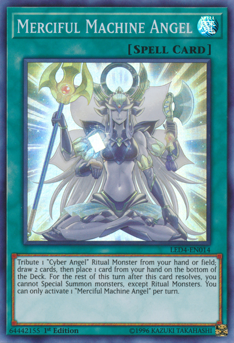 Merciful Machine Angel [LED4-EN014] Super Rare | The CG Realm