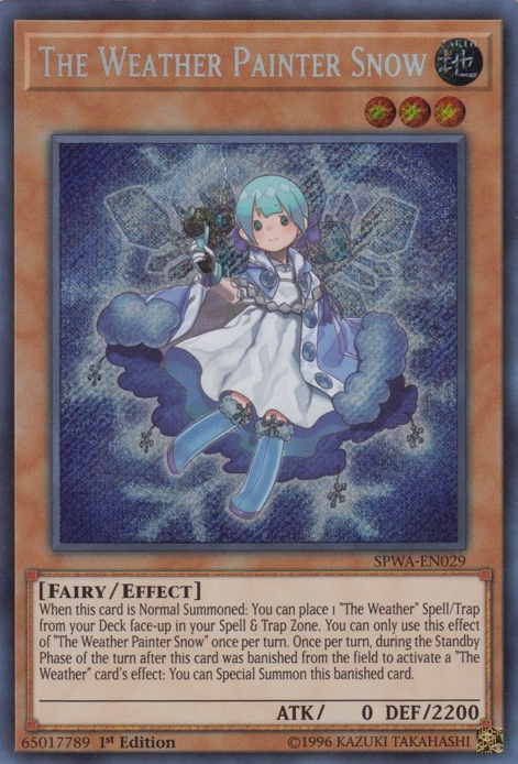 The Weather Painter Snow [SPWA-EN029] Secret Rare | The CG Realm