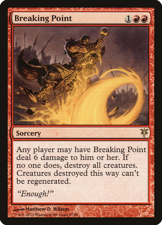 Breaking Point (DDK-067) - Duel Decks: Sorin vs. Tibalt