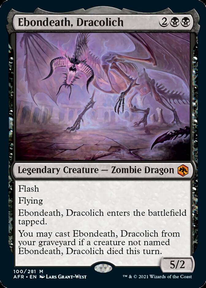 Ebondeath, Dracolich [Dungeons & Dragons: Adventures in the Forgotten Realms] | The CG Realm