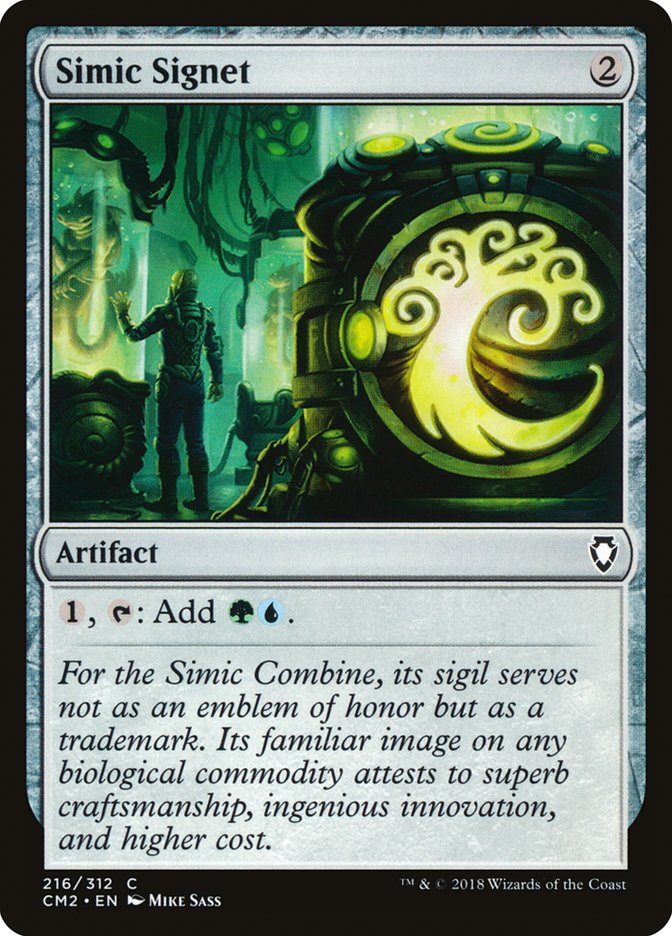 Simic Signet (216/312) [Commander Anthology Volume II] | The CG Realm